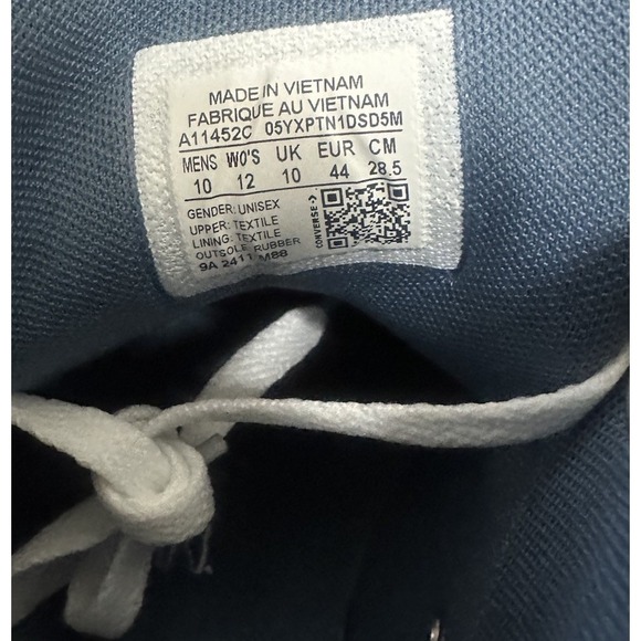 Converse Chuck Taylor All Star Malden Street Mid Blue Shoes Men Sz 10 (A11452C) - Picture 8 of 10